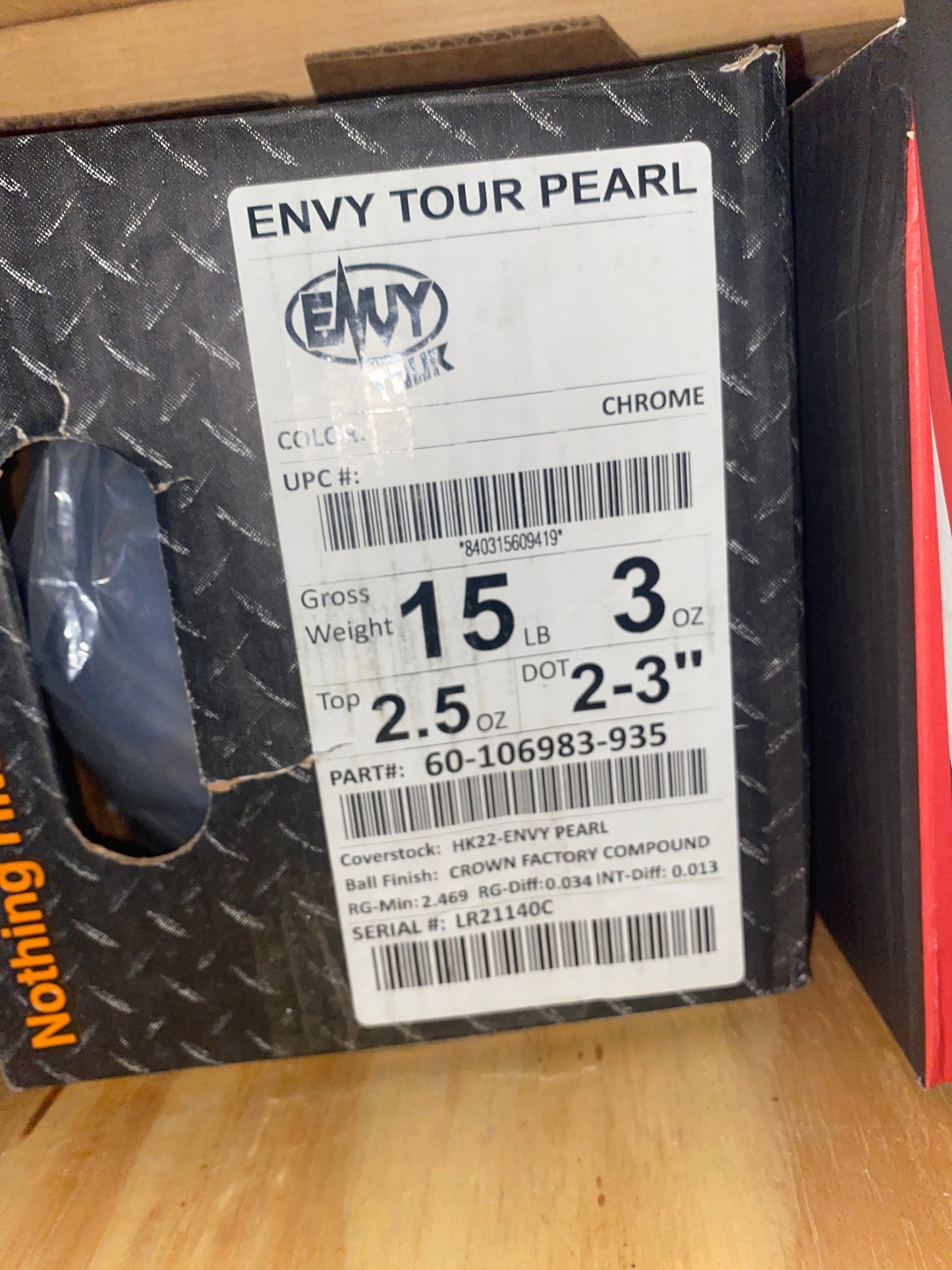 15lb Envy Tour Pearl (DISCO)