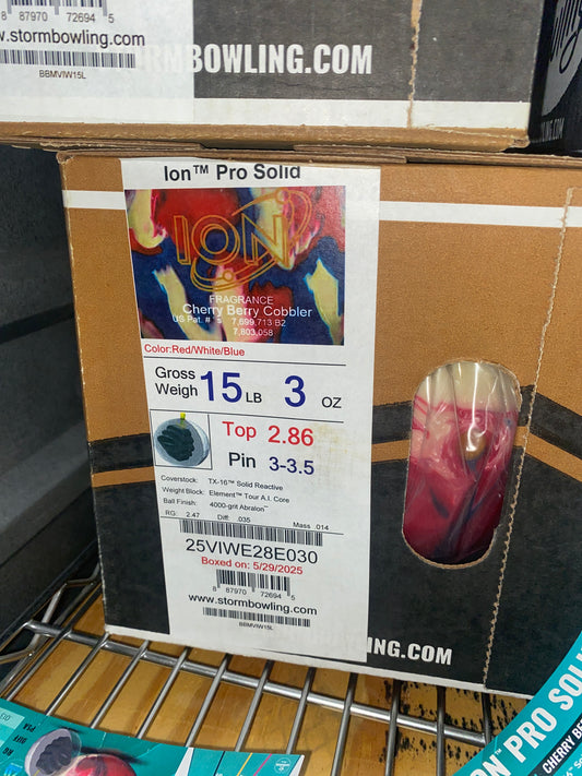 15lb Ion Pro Solid Red/White/Blue #E030