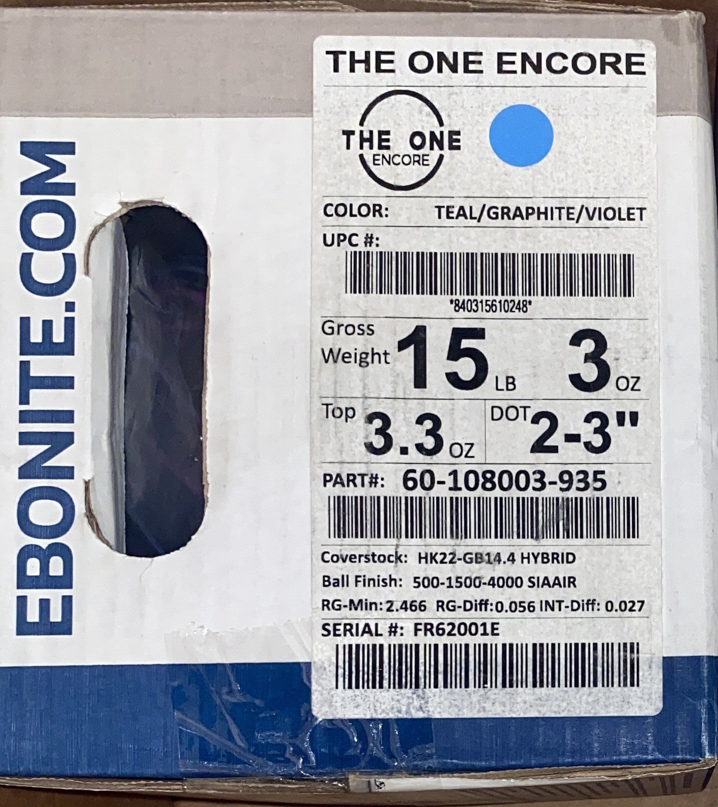 15lb The One Encore (DISCO)