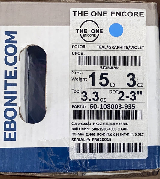 15lb The One Encore (DISCO)